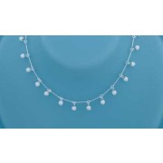 SPC BAR CHAIN WITH LASER BEAD DROPS    =