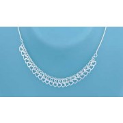 SPC LOTS OF OPEN HEARTS SNAKE CHAIN    =