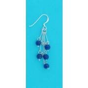 SPC LAPIS BEADS DROP EARRING