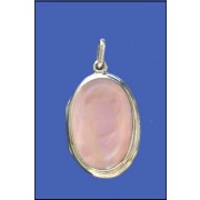 SPC 28x20mm STONE SET OVAL LOCKET