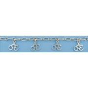 SPC OM SYMBOL TRACE CHAIN CHARM BRAC   =
