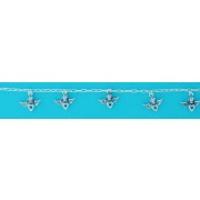 SPC CHERUBS WITH HEARTS CHARM BRACELET =