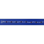 SPC GARNET BEAD BRACELET               =