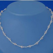 SPC 16in ROSE QUARTZ BEAD CHAIN        =