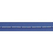 410 16" BLUE ENAMELLED BEAD CHAIN