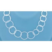 SPC FLAT WIRE RINGS GRADUATED CHAIN    =