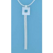 SPC SNAKE CHAIN WITH CUTOUT SQ./TASSLES