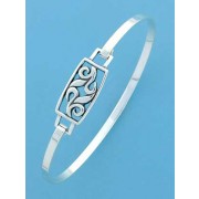 SPC CUTOUT LEAF PATTERN CLIP BANGLE    =