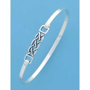 SPC CELTIC WEAVE CLIP BANGLE           =