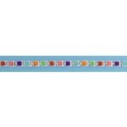 SPC SQUARE MULTISTONE LINKED BRACELET