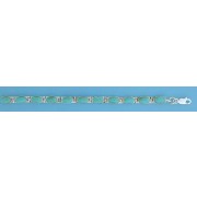 SPC OVAL TURQUOISE LINKED BRACELET     =