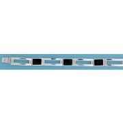 SPC RECT.ONYX/OPEN LINKS BRACELET