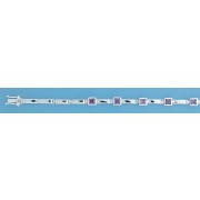 SPC SQ.PURPLE STONE LINKED BRACELET    =