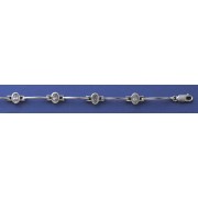 SPC 6mm CZ BAR LINK BRACELET           =