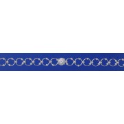 SPC 8mm CZ SET RINGS/BEADS BRACELET    =