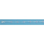 SPC 3mm PURPLE CZ 1mm WIDE BARLINK BRAC=