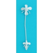 SPC ORCHID/SNAKE CHAIN LEAF SLIDER PEND=