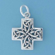 SPC 20x20x4mm CUTOUT CELTIC CROSS PEND.=