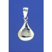 SPC 22x17mm BLOB PERFUME BOTTLE PENDANT=