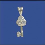 SPC CZ SET KEY PENDANT                 =