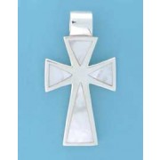 SPC 30x20mm M.O.P INLAID CROSS         =