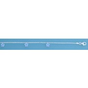 SPC D/C BEAD BRAC.WITH CRYSTAL DROPS
