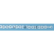 SPC MATT/PLAIN CROSS PATTERN BRACELET