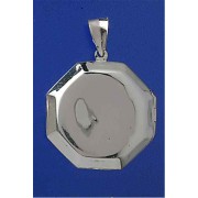 SPC 29mm POLISHED OCTAGONAL LOCKET