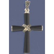 SPC 43x32mm ONYX/MARC CROSS            =