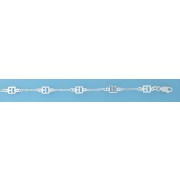 SPC 6mm SQUARE CUTOUT RM CHAIN BRACELET=
