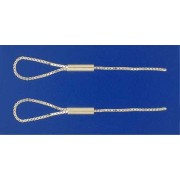 SPC BOX CHAIN/TUBE PULL-THRU EARRING   =