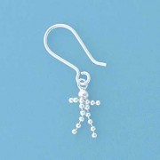 SPC 10mm CORN DOLLY DROP EARRINGS