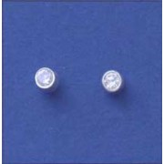 SPC 4mm CZ RUB SET STUDS               =