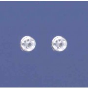 SPC 7MM RUBSET CZ STUD                 =