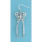 SPC CZ SET BUTTERFLY CHANDELIER DROPS