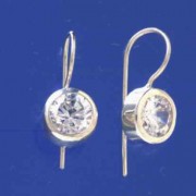 SPC CZ WIRE FITTING DROP EARRINGS