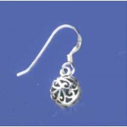 SPC 9mm FILIGREE BALL DROP EARRINGS    =