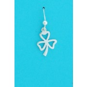 SPC CUTOUT THREE LEAF CLOVER EARRINGS  =