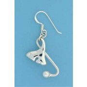 SPC PEARL ART NOUVEAU DROP EARRINGS    =