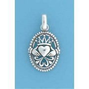 SPC 23x19mm OVAL CLDDAGH PENDANT       =