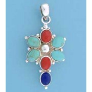 SPC MULTI STONE PENDANT                =