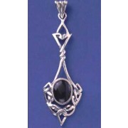 SPC CELTIC DESIGN ONYX PENDANT         =