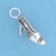 SPC MARCASITE SHOE CHARM               =