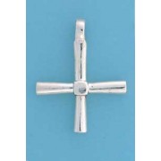 SPC 30x30mm FANCY CROSS PENDANT