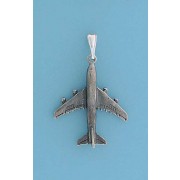 SPC OXIDISED JET AEROPLANE PENDANT     =