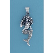 SPC OXIDISED 34mm MERMAID PENDANT      =