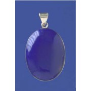 SPC STONE PENDANT 30x22mm LAPIS        =