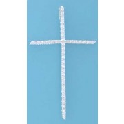 SPC 64x38mm CZ SET SKINNY CROSS
