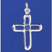 SPC B.TOPAZ SET ROUNDED CUTOUT CROSS