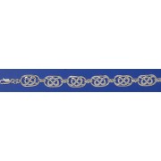 SPC 14x10mm OVAL SECT.CELTIC KNOT BRAC